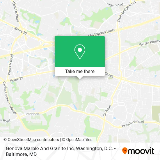 Genova Marble And Granite Inc map