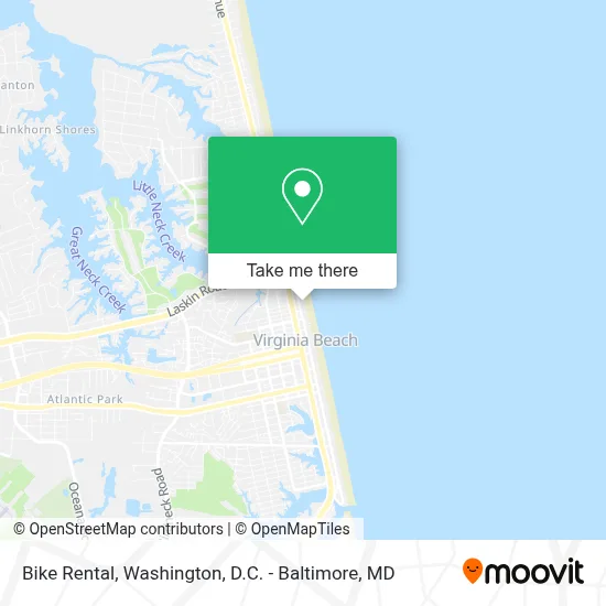 Bike Rental map