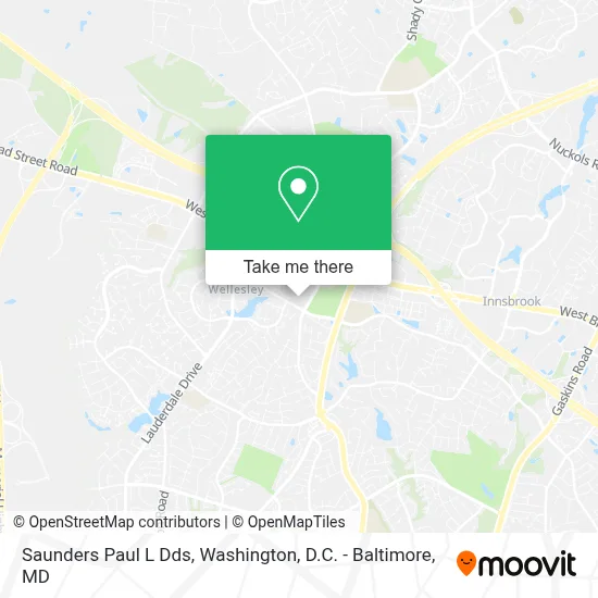 Saunders Paul L Dds map