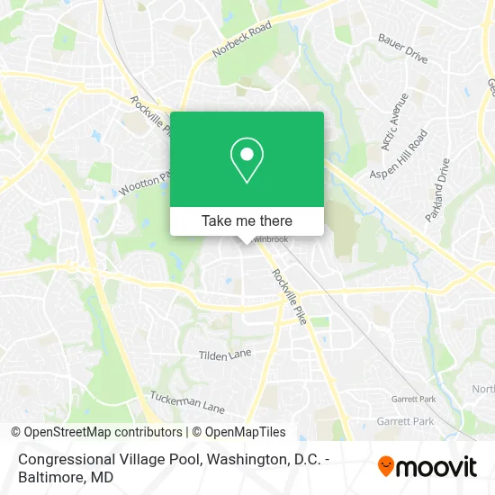 Congressional Village Pool map