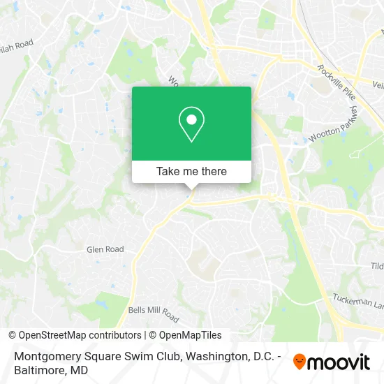 Montgomery Square Swim Club map