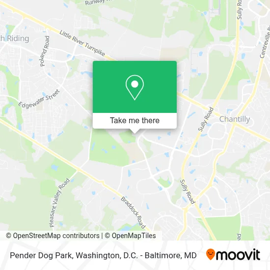 Pender Dog Park map