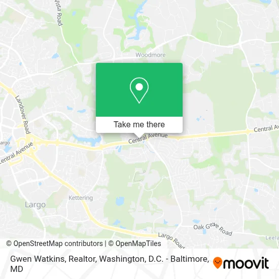 Gwen Watkins, Realtor map