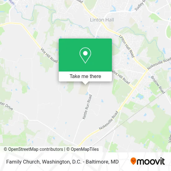 Family Church map
