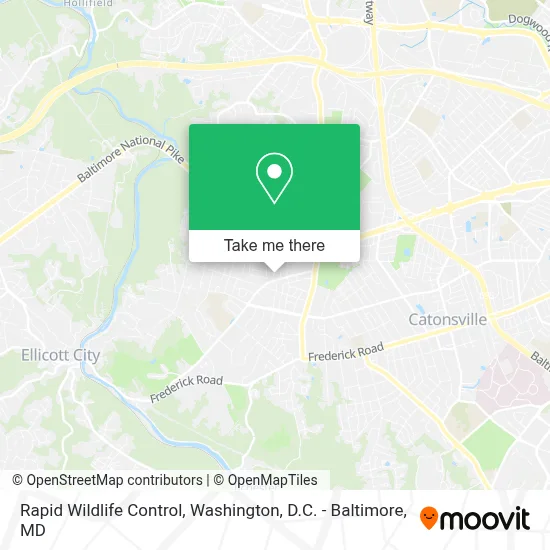 Rapid Wildlife Control map