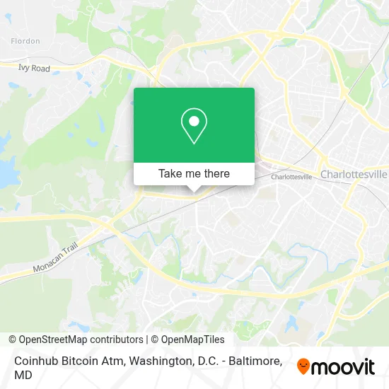 Coinhub Bitcoin Atm map