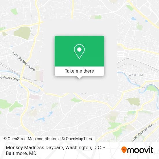 Monkey Madness Daycare map