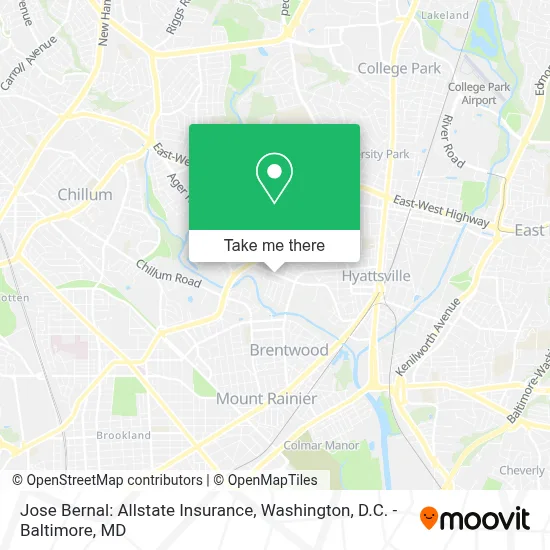 Jose Bernal: Allstate Insurance map