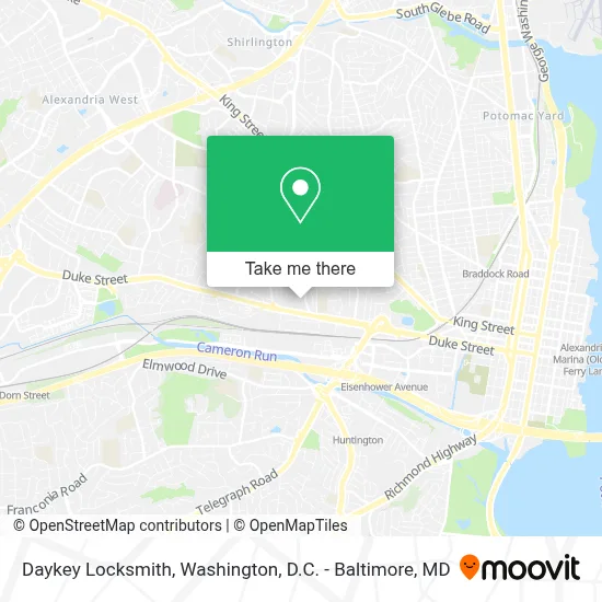 Daykey Locksmith map