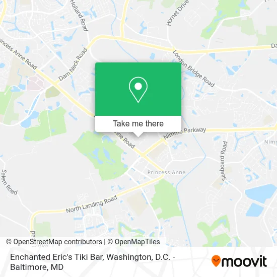 Enchanted Eric's Tiki Bar map