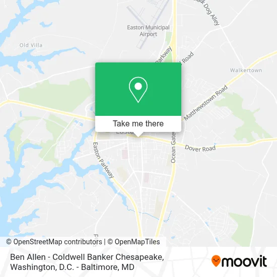 Ben Allen - Coldwell Banker Chesapeake map