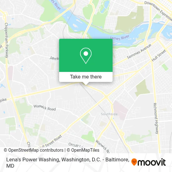 Lena's Power Washing map