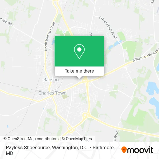 Payless Shoesource map