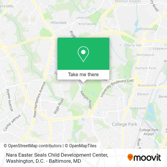 Nara Easter Seals Child Development Center map
