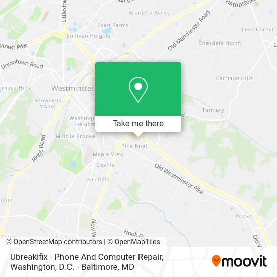 Ubreakifix - Phone And Computer Repair map
