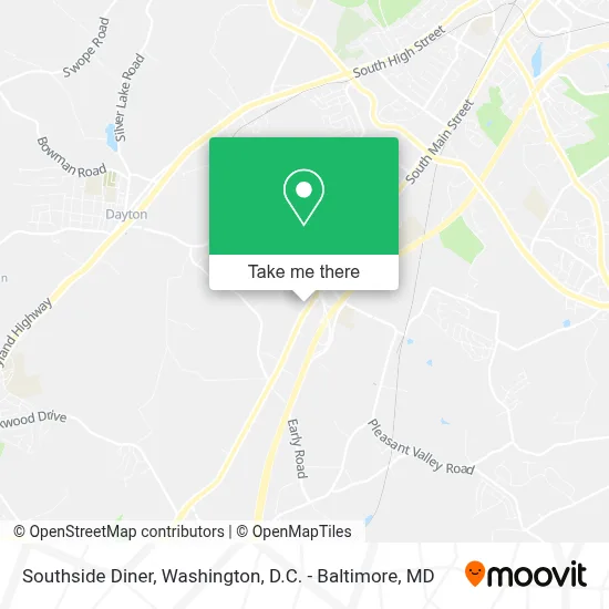 Southside Diner map