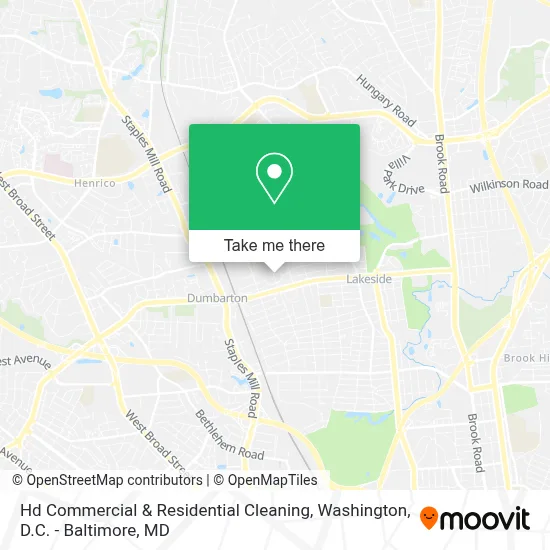 Hd Commercial & Residential Cleaning map