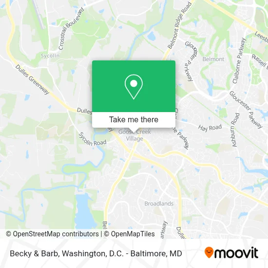 Becky & Barb map