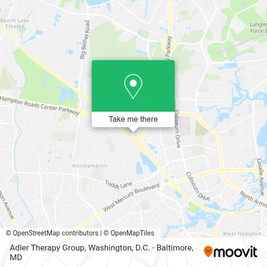 Adler Therapy Group map