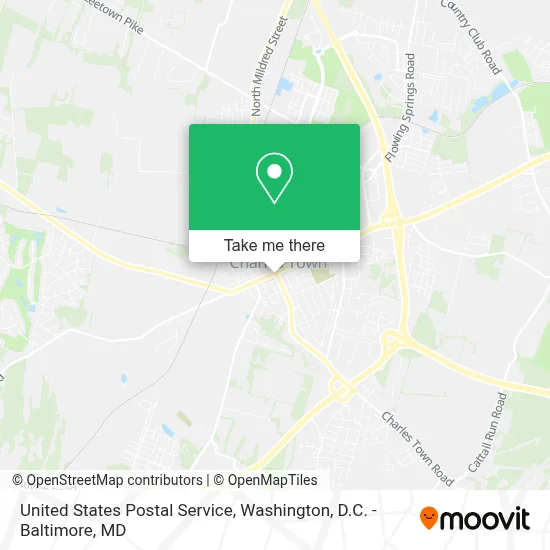 United States Postal Service map