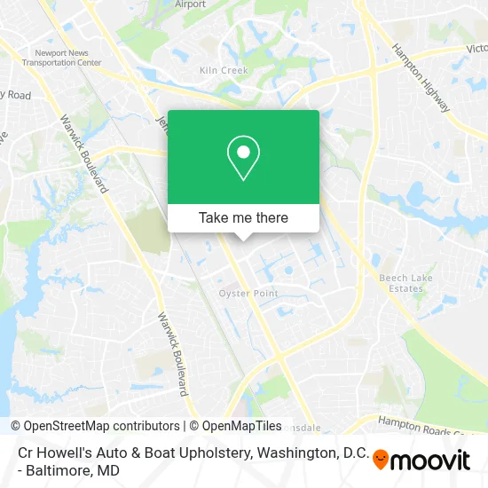 Cr Howell's Auto & Boat Upholstery map