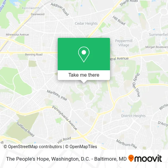 The People's Hope map