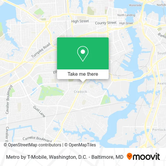 Metro by T-Mobile map