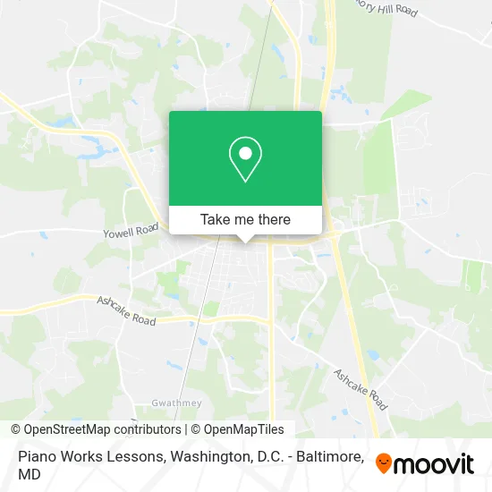 Piano Works Lessons map