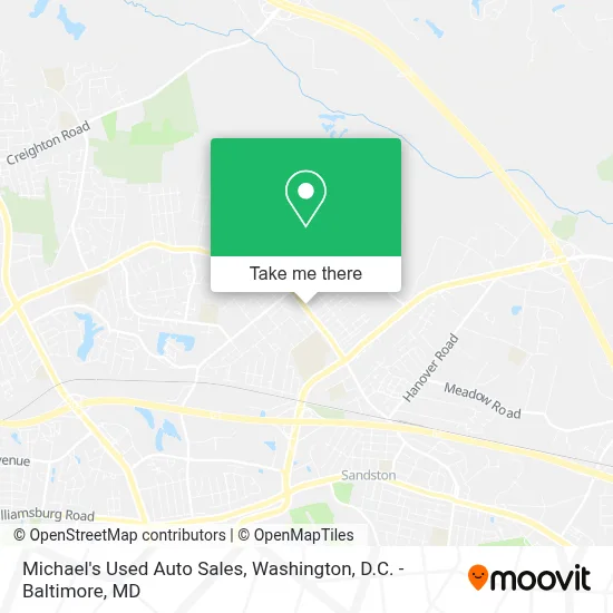Michael's Used Auto Sales map