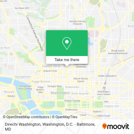 Directv Washington map