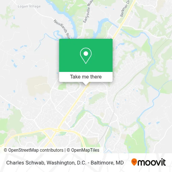 Charles Schwab map