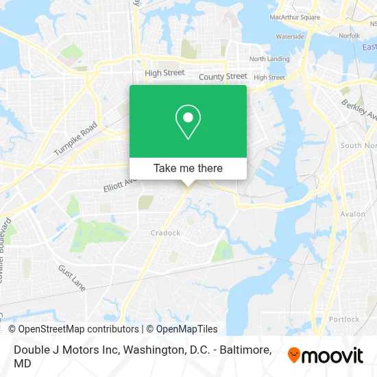 Double J Motors Inc map