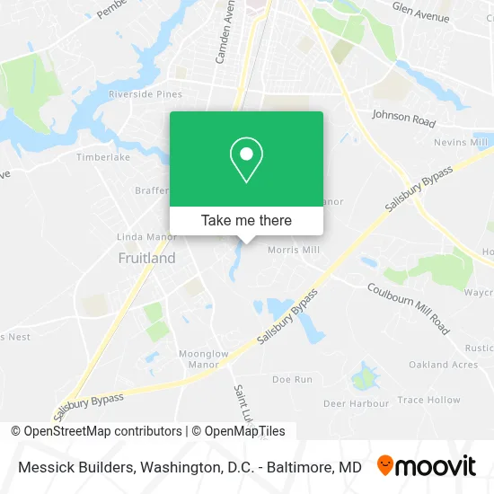 Messick Builders map
