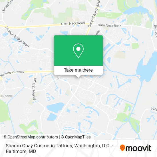 Sharon Chay Cosmetic Tattoos map