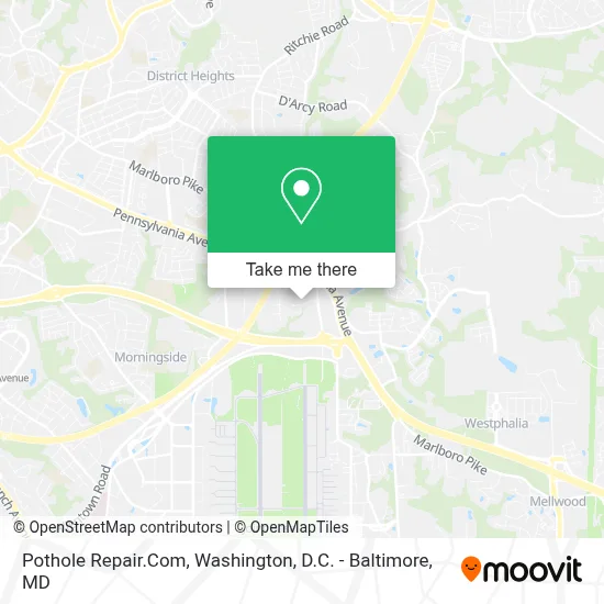 Pothole Repair.Com map