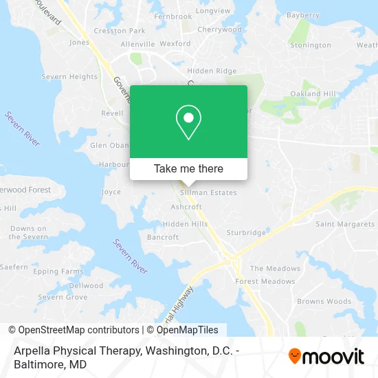 Arpella Physical Therapy map