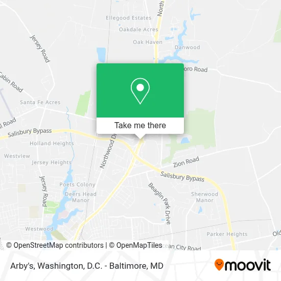 Arby's map