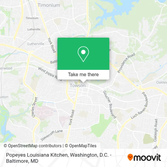 Popeyes Louisiana Kitchen map