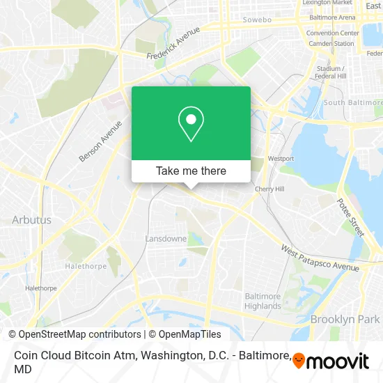 Coin Cloud Bitcoin Atm map