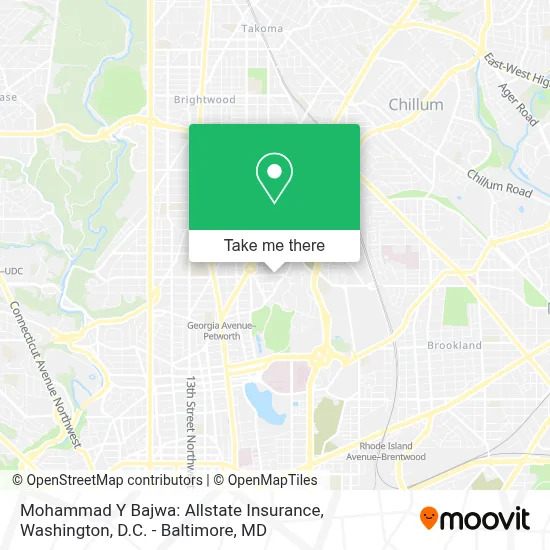 Mohammad Y Bajwa: Allstate Insurance map