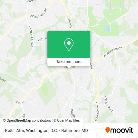 Bb&T Atm map