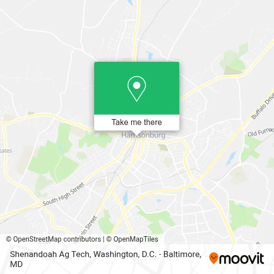 Shenandoah Ag Tech map