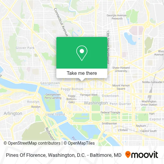 Pines Of Florence map