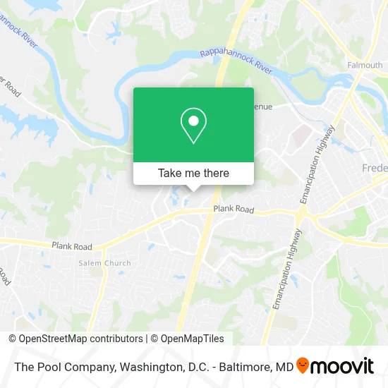 The Pool Company map