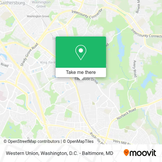 Western Union map