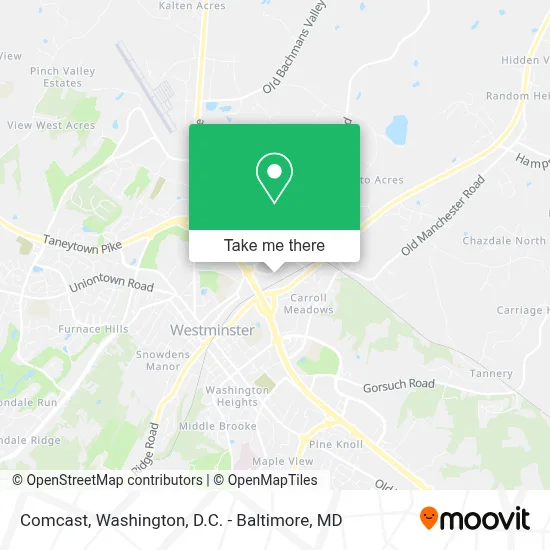 Comcast map