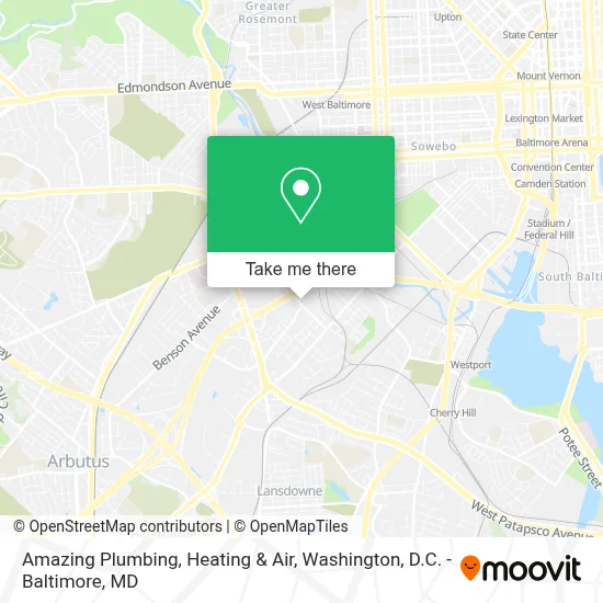 Amazing Plumbing, Heating & Air map