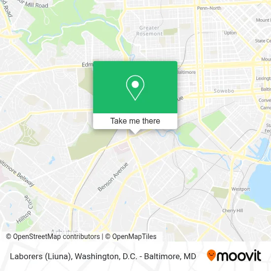 Laborers (Liuna) map