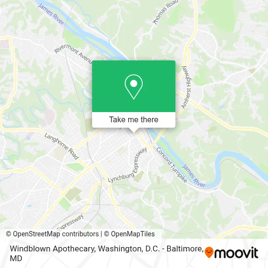 Windblown Apothecary map