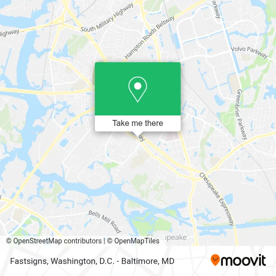 Fastsigns map
